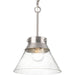 Progress Lighting - P350139-009 - One Light Semi-Flush Convertible - Point Dume - Brushed Nickel