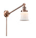 Innovations - 237-AC-G181S - One Light Swing Arm Lamp - Franklin Restoration - Antique Copper