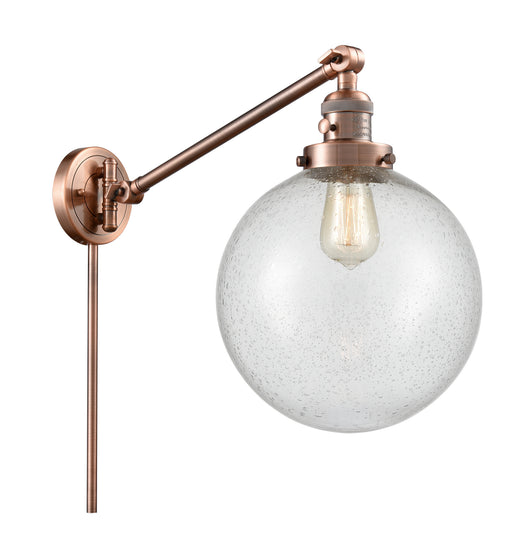 Innovations - 237-AC-G204-10 - One Light Swing Arm Lamp - Franklin Restoration - Antique Copper