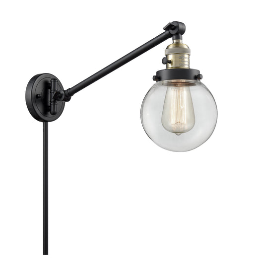 Innovations - 237-BAB-G202-6 - One Light Swing Arm Lamp - Franklin Restoration - Black Antique Brass