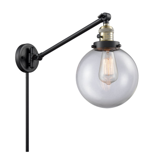 Innovations - 237-BAB-G202-8 - One Light Swing Arm Lamp - Franklin Restoration - Black Antique Brass
