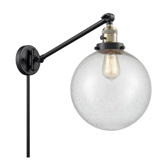 Innovations - 237-BAB-G204-10 - One Light Swing Arm Lamp - Franklin Restoration - Black Antique Brass