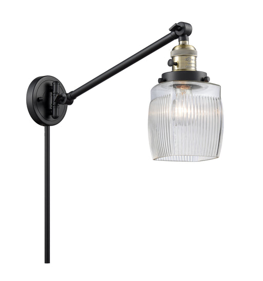 Innovations - 237-BAB-G302 - One Light Swing Arm Lamp - Franklin Restoration - Black Antique Brass