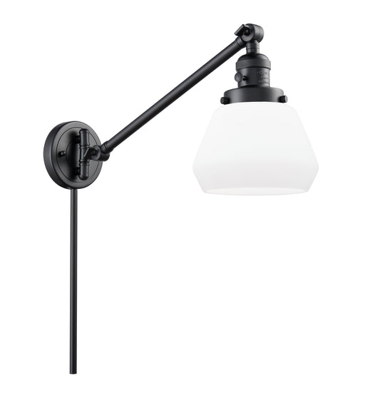 Innovations - 237-BK-G171 - One Light Swing Arm Lamp - Franklin Restoration - Matte Black