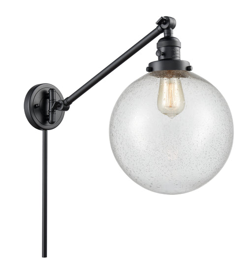 Innovations - 237-BK-G204-10 - One Light Swing Arm Lamp - Franklin Restoration - Matte Black