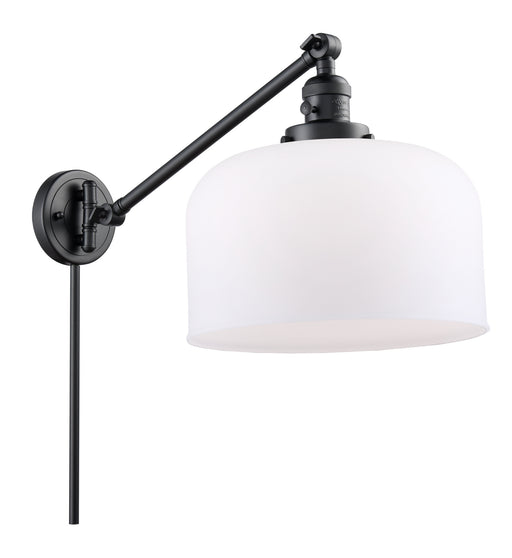 Innovations - 237-BK-G71-L - One Light Swing Arm Lamp - Franklin Restoration - Matte Black