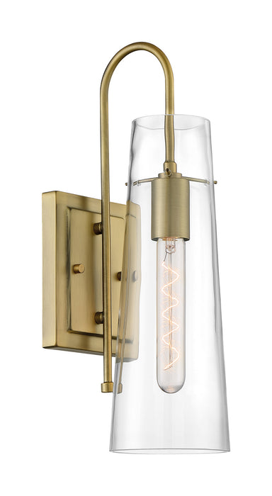 One Light Wall Sconce from the Alondra collection in Vintage Brass finish