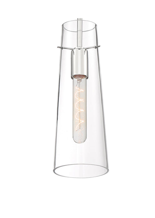 One Light Mini Pendant from the Alondra collection in Polished Nickel finish