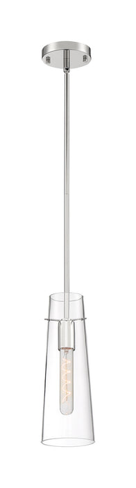 One Light Mini Pendant from the Alondra collection in Polished Nickel finish