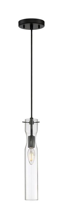 One Light Mini Pendant from the Spyglass collection in Black finish