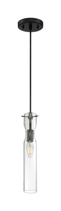 One Light Mini Pendant from the Spyglass collection in Black finish