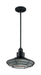 Nuvo Lighting - 60-7034 - One Light Pendant - Blue Harbor - Gloss Black / Silver