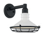 Nuvo Lighting - 60-7051 - One Light Outdoor Wall Mount - Blue Harbor - Gloss White / Textured Black