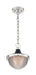 Nuvo Lighting - 60-7069 - One Light Pendant - Faro - Polished Nickel / Black Accents