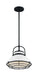 Nuvo Lighting - 60-7084 - One Light Pendant - Upton - Gloss White / Black Accents