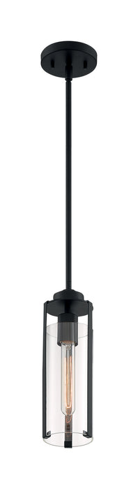 One Light Pendant from the Marina collection in Matte Black finish