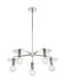 Nuvo Lighting - 60-7255 - Five Light Chandelier - Bizet - Polished Nickel