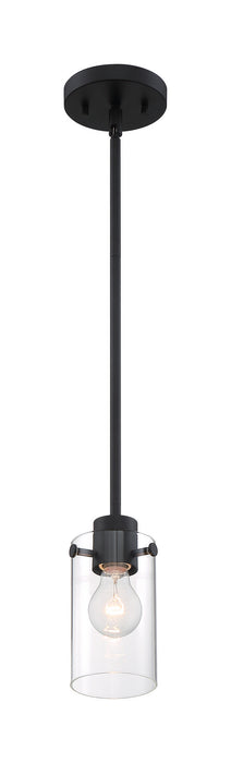 One Light Mini Pendant from the Sommerset collection in Matte Black finish