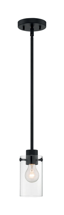 One Light Mini Pendant from the Sommerset collection in Matte Black finish