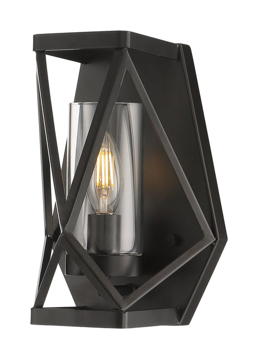 Nuvo Lighting - 60-7301 - One Light Wall Sconce - Zemi - Black