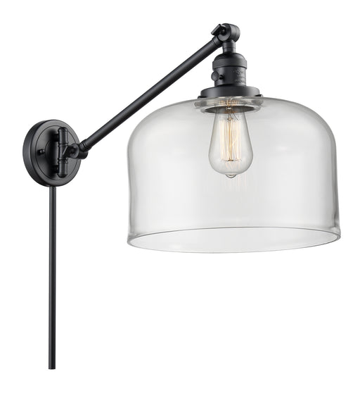 Innovations - 237-BK-G72-L - One Light Swing Arm Lamp - Franklin Restoration - Matte Black