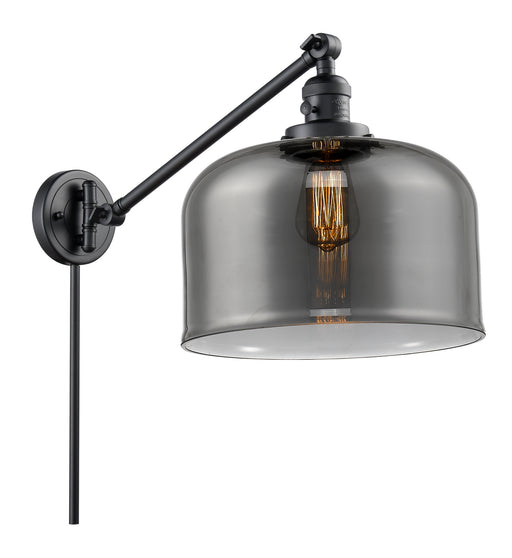 Innovations - 237-BK-G73-L - One Light Swing Arm Lamp - Franklin Restoration - Matte Black