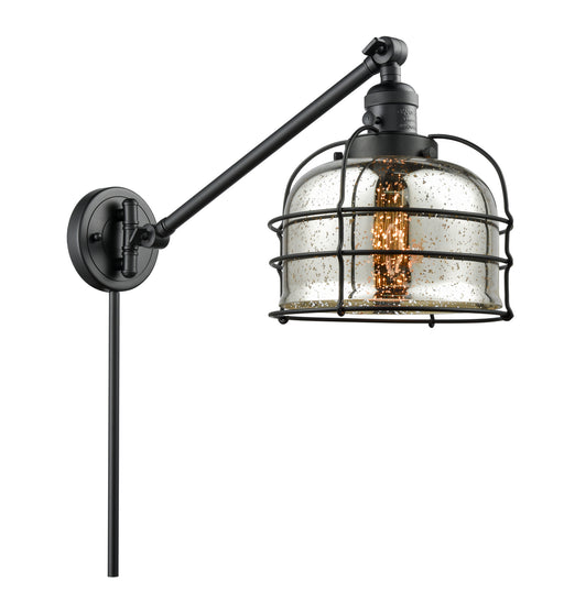 Innovations - 237-BK-G78-CE - One Light Swing Arm Lamp - Franklin Restoration - Matte Black