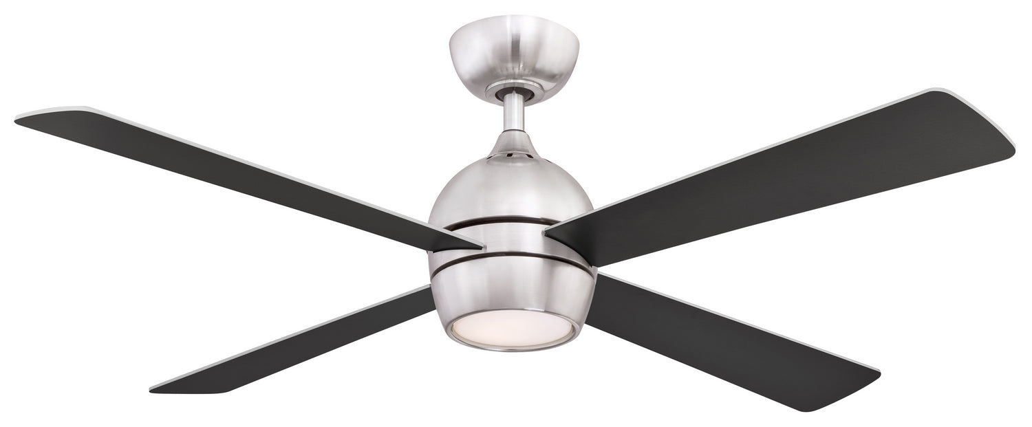 Fanimation - FP7652BN - 52``Ceiling Fan - Kwad 52 - Brushed Nickel