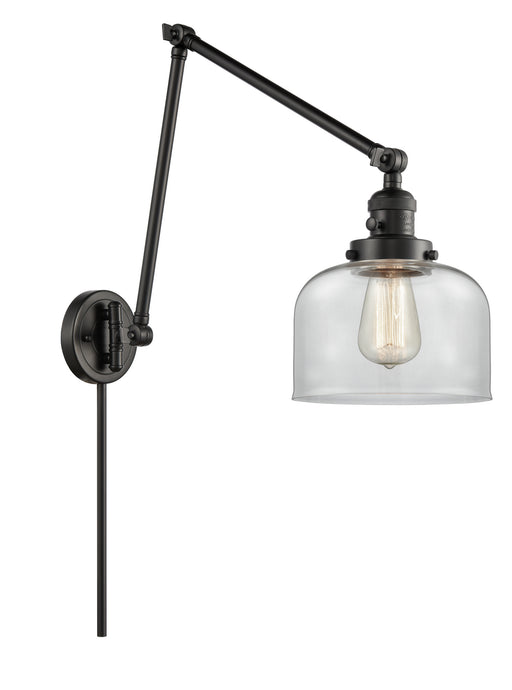 Innovations - 238-BK-G72 - One Light Swing Arm Lamp - Franklin Restoration - Matte Black