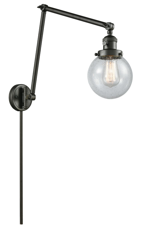 Innovations - 238-OB-G204-6 - One Light Swing Arm Lamp - Franklin Restoration - Oil Rubbed Bronze