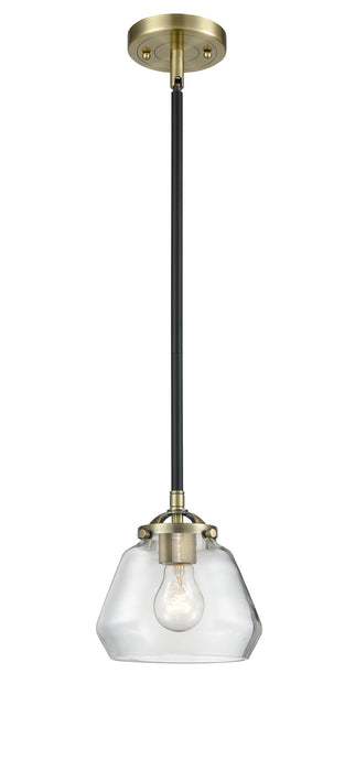 Innovations - 284-1S-BAB-G172 - One Light Mini Pendant - Nouveau - Black Antique Brass