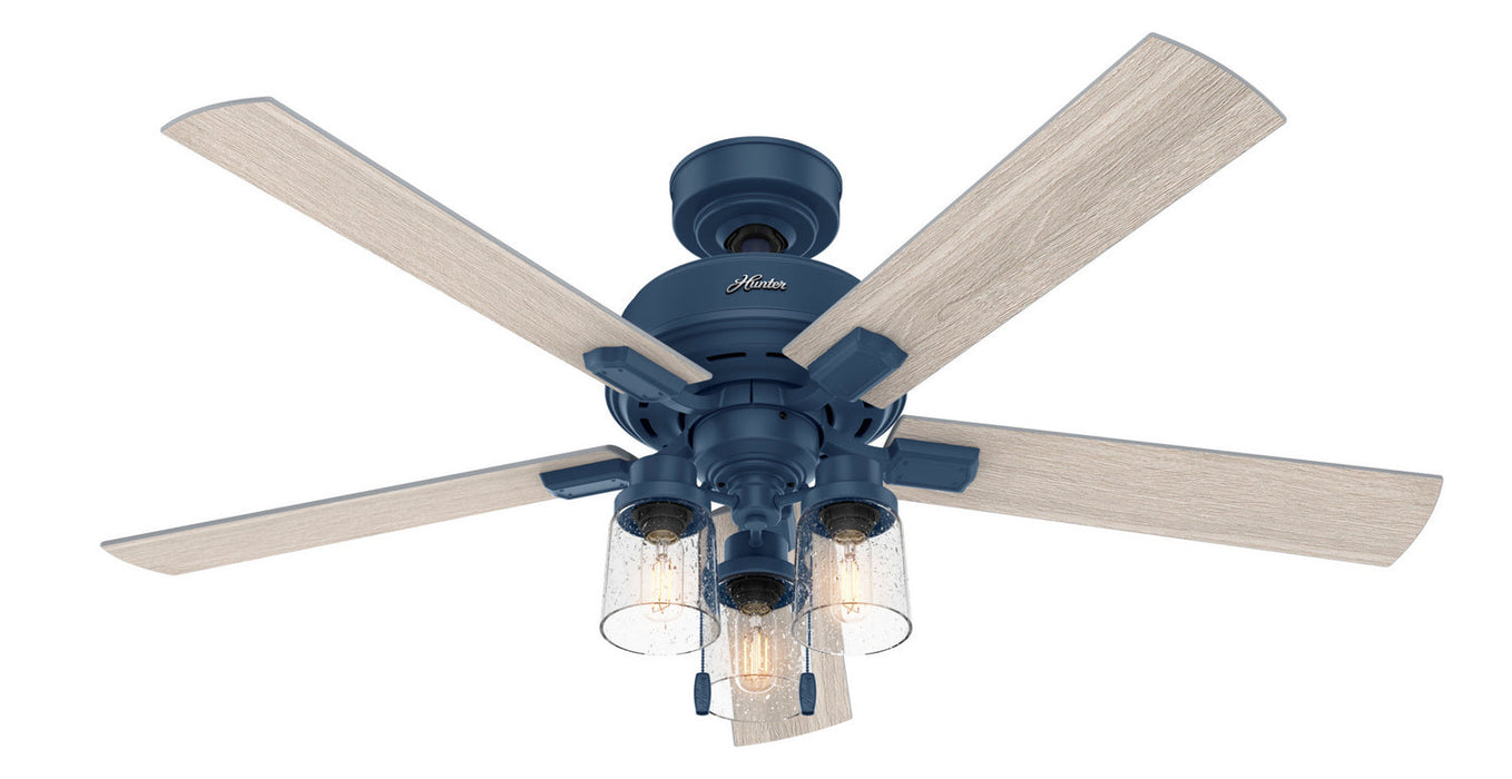 Hunter 52" Hartland Ceiling Fan with LED Light Kit and Pull Chains