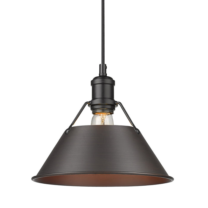 One Light Pendant from the Orwell collection in Matte Black finish