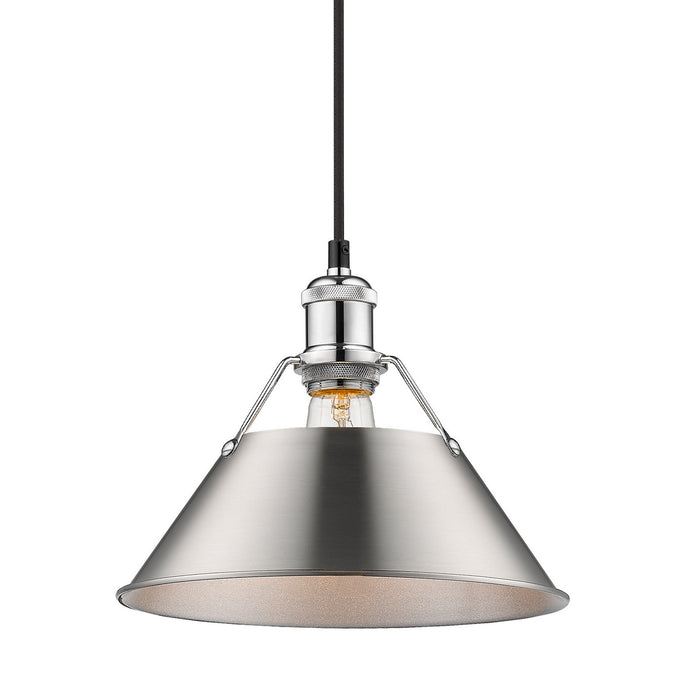 One Light Pendant from the Orwell collection in Chrome finish