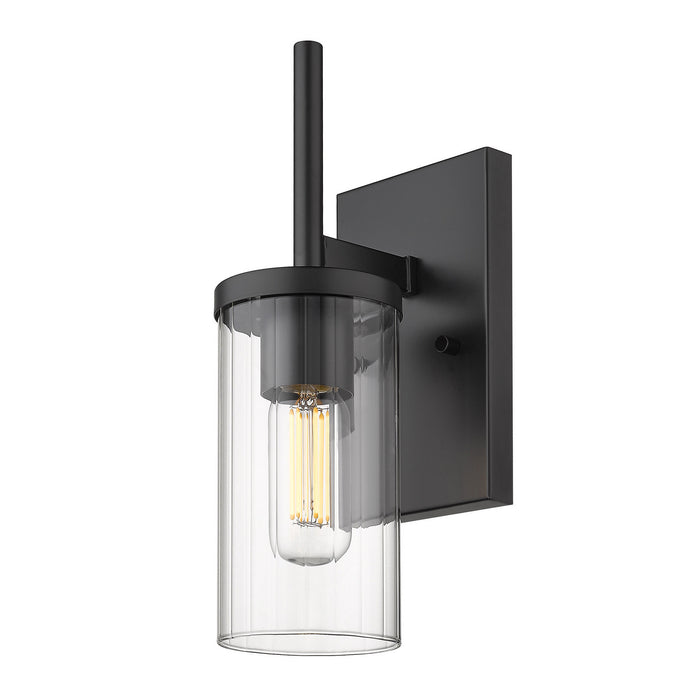 One Light Wall Sconce from the Winslett collection in Matte Black finish