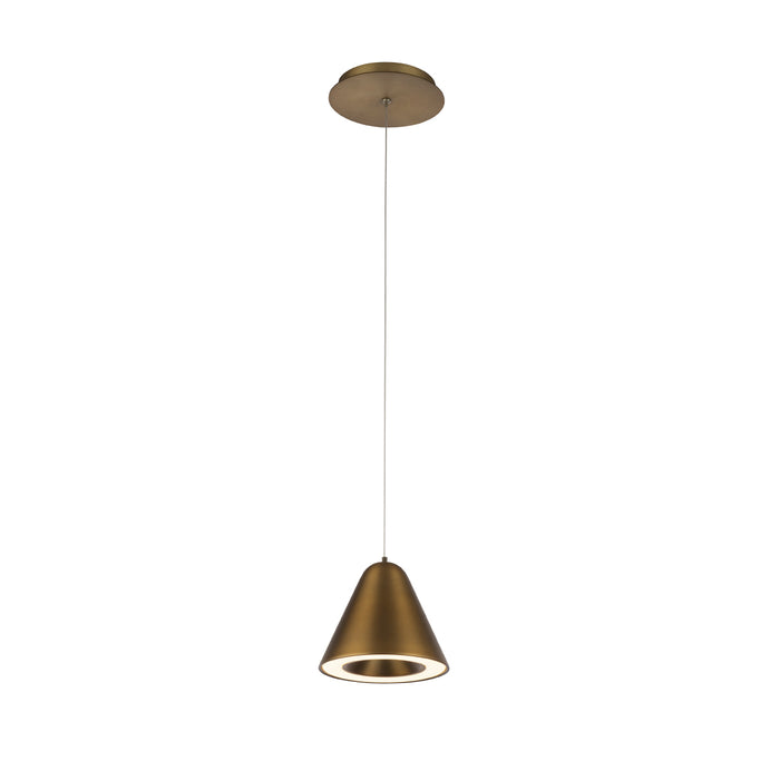 W.A.C. Lighting - PD-72006-AB - LED Pendant - Kone - Aged Brass