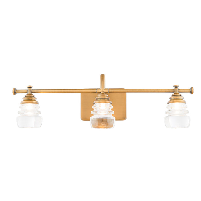 W.A.C. Lighting - WS-42524-AB - LED Bathroom Vanity - Rondelle - Aged Brass