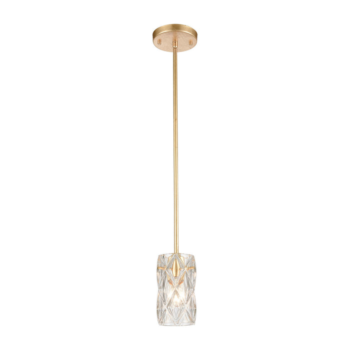 ELK Home - 12273/1 - One Light Mini Pendant - Jenning - Parisian Gold Leaf