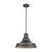 ELK Home - 14545/1 - One Light Pendant - Carbondale - Slate Mist, Satin Nickel