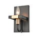 ELK Home - 15451/1 - One Light Vanity - Heathrow - Matte Black, Satin Brass, Satin Brass