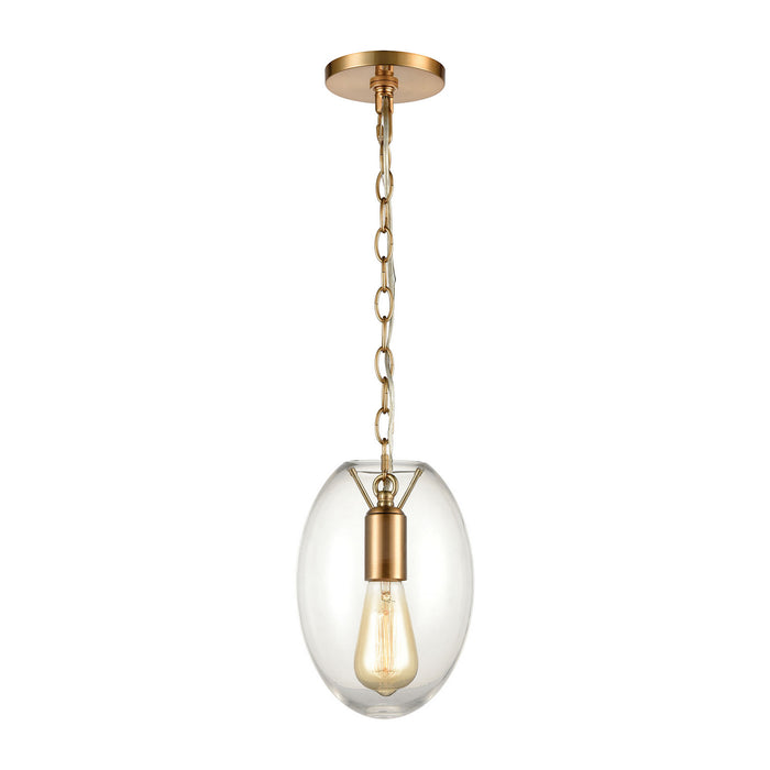 ELK Home - 30050/1 - One Light Mini Pendant - Ellipsa - Satin Brass