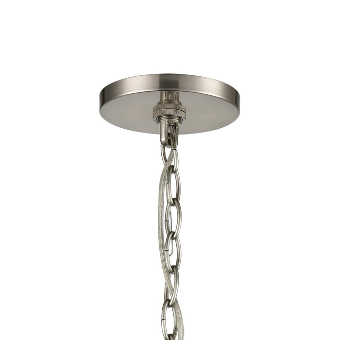 One Light Mini Pendant from the Ellipsa collection in Satin Nickel finish