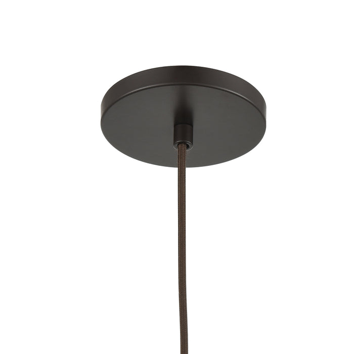 One Light Mini Pendant from the Volus collection in Oil Rubbed Bronze finish