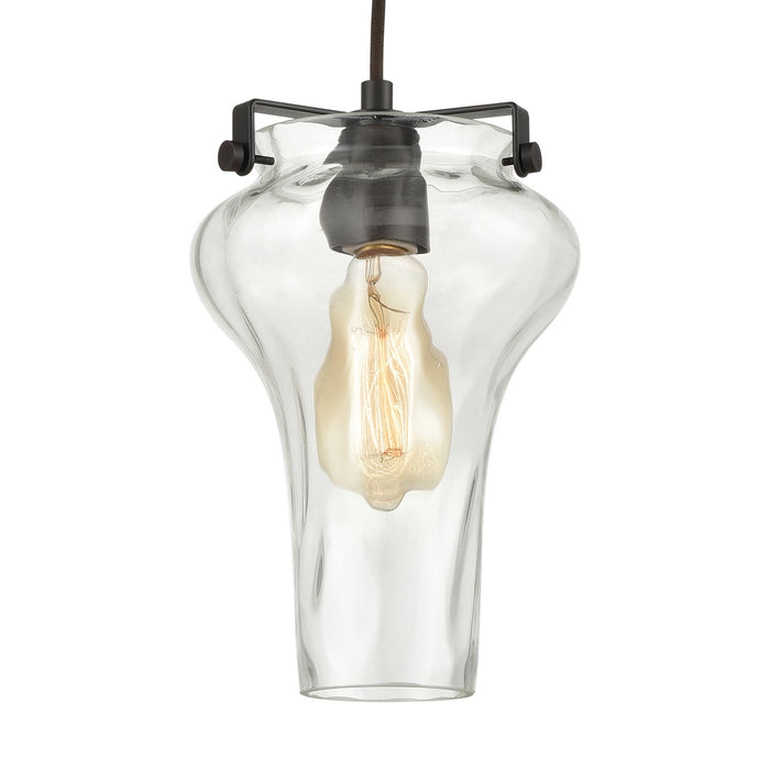 One Light Mini Pendant from the Volus collection in Oil Rubbed Bronze finish