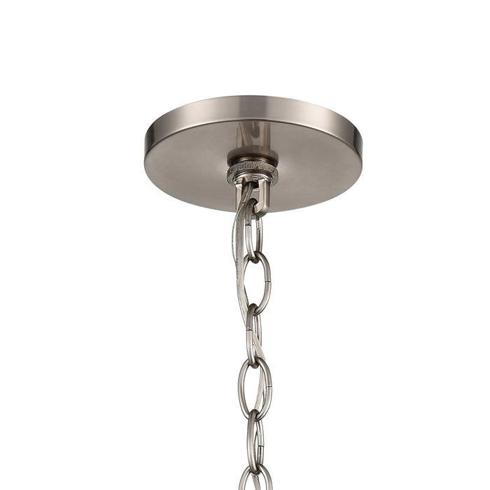 One Light Pendant from the Amore collection in Satin Nickel finish