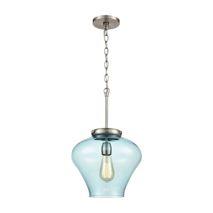 ELK Home - 30100/1 - One Light Pendant - Amore - Satin Nickel