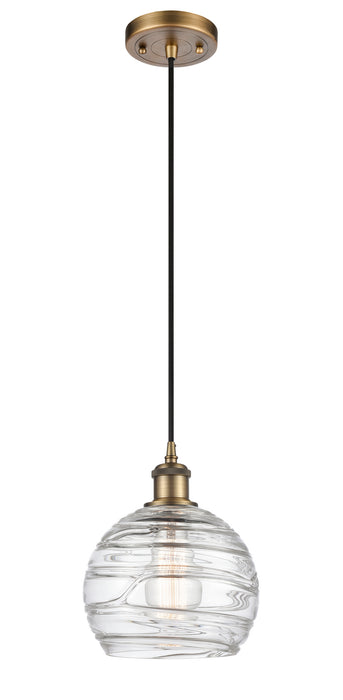 Innovations - 516-1P-BB-G1213-8 - One Light Mini Pendant - Ballston - Brushed Brass