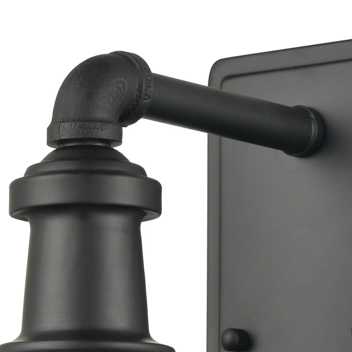 One Light Wall Sconce from the Jackson collection in Matte Black finish