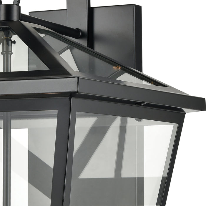 Four Light Outdoor Wall Sconce from the Main Street collection in Black finish