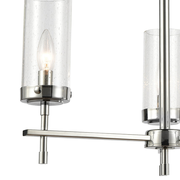 Three Light Chandelier from the Melinda collection in Polished Chrome finish